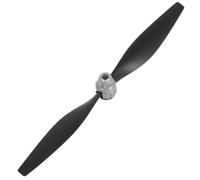 Alipis Hélice Rc à Deux Pales en Plastique Noir pour Avion et Hélicoptère | Accessoire de Remplacement, Installation Simple, Usage Diy, Compatible Avion Rc et Hélicoptère Rc