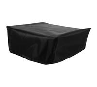 Alipis Housse Anti-poussière Étanche en Tissu Oxford pour Platine Vinyle Vintage, Protection Ajustée 46x36x17 Cm, Paquet Noir Multifonction pour Gramophone et Haut-Parleur, Usage