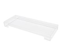 Alipis Housse de Clavier en Acrylique Transparente Protection Clavier Mécanique Anti-Poussière Taille Moyenne 475X175X48 MM Protection Étanche et Anti-Déversement pour Bureau et