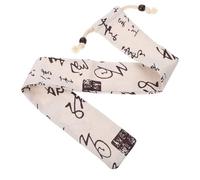 Alipis Housse De Flûte Housse De Flûte En Coton Et Lin Protecteur De Flûte Conteneur Pour Instruments De Musique Sac, Blanc, 59.00X5.00X0.50CM, classique