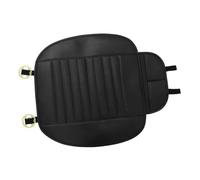 Alipis Housse de Siège Auto PU Antidérapante Coussin Protecteur Imperméable pour Voiture Support Confortable avec Poche de Rangement Protection Siège Voiture Frontale Noire