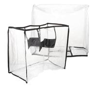 Alipis Housse de Valise Transparente en PVC 2pcs pour Protection Bagages, Pliable et Visible, Protège Poussière et Eau, pour Voyage