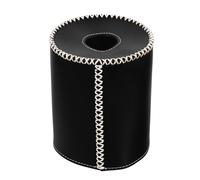 Alipis Housse Extérieure en Cuir Noir pour Réservoir de Gaz de Petite Taille, Résistante à l'usure Protection à 360 Degrés, pour Barbecue et Pique-niques
