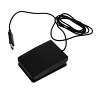 Alipis Interrupteur à Pédale USB Unique pour Jeu PC Support Macro, Design Ergonomique en Plastique Noir, pour Jouer et Communication Vocale
