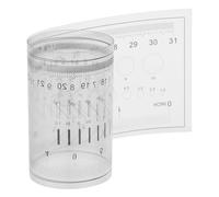 Alipis Jauge de Largeur de Fissures Transparente 0,15 Mm Double Face, Règle Multifonctionnelle en Plastique Robuste pour Détection des Défauts de Surface et Inspection Précise