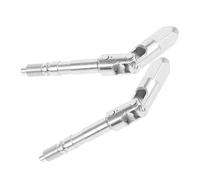 Alipis Joint de Cric Hydraulique Double Pompe Horizontal 12 MM Diamètre Longueur 140 MM Lot de 2 Pièces en Fer Résistant pour Réparation et Remplacement de Crics de Remorque