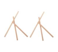 Alipis Kit 6 Pièces Tiges Rondes en Bois de Hêtre 30 Cm pour Tapisserie Soi-même, Outils de Tricot et Tissage Manuel, Accessoires Tapisserie pour Loisirs Créatifs et Décoration Murale