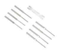 Alipis Kit 8 Pièces de Système de Garde-Corps à Câbles en Acier Inoxydable pour Terrasse et Escalier
