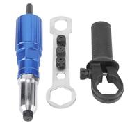 Alipis Kit adaptateur pour riveteuse électrique (1 jeu) - Embout de rivetage et tête de conversion en alliage d'aluminium pour perceuse sans fil - Outil de rivetage pour la réparation des
