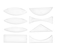 Alipis Kit D’Expériences Optiques Physique 8 Pièces en Acrylique Lentille Convexe et Concave pour Enseignement Scientifique en Salle de Classe Kit Éducatif D’Optique pour Démonstration