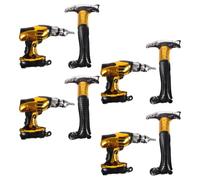 Alipis Kit D’Outils de Réparation pour Ballons en Aluminium 8 Pièces 4 Marteaux 4 Perceuses pour Ballons D’Anniversaire Décoration Festive Accessoires Gonflables de Fête