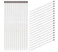 Alipis Kit de 100 épingles en acier inoxydable pour insectes, spécimens d'entomologie, collection de, assortiment varié pour les collections scolaires et les présentoirs d'entomologie.