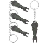 Alipis Kit de 4 Pièces en Plastique pour Guitare Acoustique, Extracteur de Chevilles de Chevalet Porte-clés Léger, Enrouleur de Cordes de Guitare, Outil Compact pour Changer Cordes