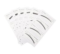 Alipis Kit de 6 Pochoirs à Sourcils Jetables en Papier Autocollants pour Maquillage des Sourcils Élégants Faciles à Utiliser Ranger pour Maquillage Femmes