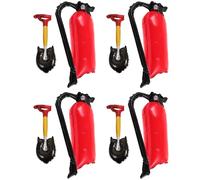 Alipis Kit de 8 Ballons Extincteurs et Pelles à Incendie en Aluminium pour Fête Décorations Ballon Pompiers Accessoires Gonflables pour Anniversaire et Festival Thème des Pompiers