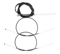 Alipis Kit de Câbles de Frein Vélo VTT Professionnel Durables et Résistants avec Gaine et Arrière pour Frein à Disque Accessoires Vélo Compatibles Mountain Bike