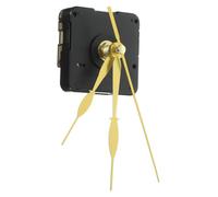 Alipis Kit de Mécanisme D'horloge Silencieuse DIY pour Horloge Murale sans Bord, Plastique Noir Aiguilles, pour Réparation et Fabrication D'horloges Artisanales