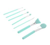 Alipis Kit de Pinceaux de Maquillage 7 Pièces en Silicone et Ps Vert, Doux et Pratique pour Masque Facial, Réduit le Gaspillage de Produits Cosmétiques