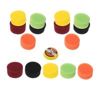 Alipis Kit de Polissage Voiture 16 Pièces Tampons Mousse 5 CM pour Perceuse Accessoires Dustrage et Rénovation Peinture Auto Éponges de Polissage Automobile pour Detailing et Entretien