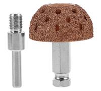 Alipis Kit de Réparation de Pneus avec Tête Meulage en Alliage D'acier Tungstène 3 Pièces Forme Bol, Outil Multifonction Solide pour Applications Professionnelles et Bricolage