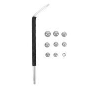 Alipis Kit de Réparation pour Instruments à Vent en Métal Renforcé 8 Boules Métalliques 1 Boule Tubulaire Tige Longue Accessoires pour Entretien Saxophone et Clarinette Réglage Précis