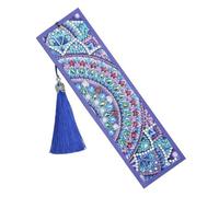 Alipis Kit Marque-Page Diamant DIY avec Pompon Peinture en Perles 3D Couleurs Éclatantes Marque-Page Artisanal à Décorer Loisir Créatif pour Adultes et Garçon et Filles Présent