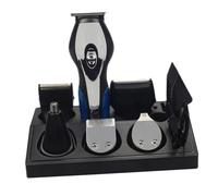 Alipis Kit Tondeuse Cheveux Multifonction Rechargeable USB Taille Compacte Lame Acier Inoxydable Épilateur Nez Barbe Homme Usage Voyage Soin Visage