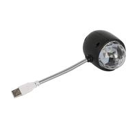 Alipis Lampe de Lecture Stroboscopique USB Mini Boule Facette 4W pour Éclairage Scène et Fêtes
