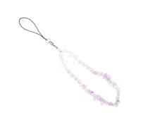 Alipis Lanière Téléphone Portable Perles de Cristal et Imitation Boule Anti-perte Résistante Compatible avec Tous Smartphones Accessoire Pratique pour Bureau et Voyage