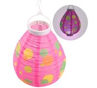 Alipis Lanterne LED Ovale en Papier Rose sans Pile Lanterne Décorative Suspendue Légère et Solide pour Décoration Intérieure et Extérieure Fête D’Anniversaire Mariage Ambiance