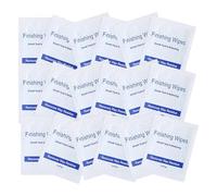 Alipis Lingettes Nettoyantes Pour Épilation La Cire, 50 Lingettes Légères Et Portables Sachets D'huile, Conçues Pour Soins Post-cire Et Peau Douce