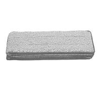 Alipis Lingettes Plates de Rechange pour Balai 6 Pièces Microfibre Lavable 36 X 11 CM Autocollantes Réutilisables Nettoyant Sols Durs Usage Maison et Professionnel