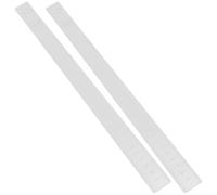 Alipis Lisseur à Biscuits pour pâte à Biscuits Transparente Acrylique 2 pièces 15,75 Pouces Règle de Mesure d'épaisseur pour Home Use et pâtisserie