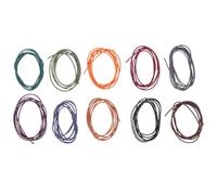 Alipis Lot de 10 Bandes Élastiques en Nylon Multicolores Cordons Ajustables pour Cahiers et Carnets de Voyage Fixation Sécurisée pour Journaux Intimes Accessoires Polyvalents pour