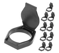 Alipis Lot de 10 Caches de Confidentialité pour Webcam USB, Protection D’Objectif Noir, Compatible PC et Ordinateur Portable, Cache Caméra Discret pour Bureau, Protection Anti-poussière