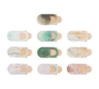 Alipis Lot de 10 Caches-objectifs Effet Marbre pour Téléphone et Tablette, Autocollants de Confidentialité Ultra-Fins, Taille Compacte, Protection Webcam Adhésive pour Préserver la Vie
