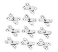 Alipis Lot de 10 Charnières Pivotantes Dissimulées en Acier Inoxydable 360° Rotation Charnières de Porte Miniatures pour Meubles et Coffres Quincaillerie Multifonctionnelle pour Usage