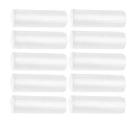 Alipis Lot de 10 Cylindres en Mousse pour Loisirs Créatifs Tiges en Polystyrène pour Modelage Cylindres en Mousse Blanc