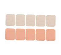 Alipis Lot De 10 Éponges à Maquillage Carrées Pour Visage, Bouffées Cosmétiques Blanches Et Couleur Chair, Adaptées Maquillage Sec Et Humide, Outils Pour Femmes, Soins Du Visage Quotidienne