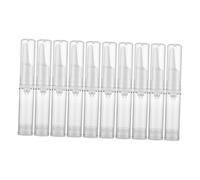 Alipis Lot de 10 Flacons Cosmétiques Pompe 5 Ml sous Vide Plastique Petit Format Rechargeables pour Sérum Contour des Yeux Voyage Usage Professionnel
