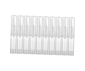 Alipis Lot de 10 Flacons Cosmétiques Pompe 5 Ml sous Vide Plastique Petit Format Rechargeables pour Sérum Contour des Yeux Voyage Usage Professionnel