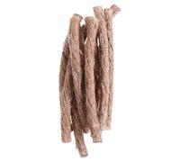 Alipis Lot de 10 Mèches D’Allume-Feu en Corde de Jute Cirée à la Cire D’Abeille Compactes et Légères pour Camping Barbecue et Randonnée Accessoire Camping Extérieur Fiable et