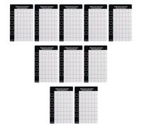 Alipis Lot de 10 Tapis Magnétiques à Mémoire pour Vis de Téléphone Support de Rangement Magnétique Solide Plaque de Travail pour Réparation et Démontage de Téléphones Portables Outil