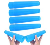 Alipis Lot de 10 Tubes D'enroulement en Plastique Bleu, Fuseau à Fil Conique 3°30', Bobines pour Machines Textiles Haute Vitesse, Accessoires Polyvalents pour Tissage et Broderie