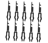 Alipis Lot de 10 Verrous D'interrupteur à Clé Noire Fonction Brise-vitre et Bouton D'urgence oupille pour Porte Intérieure, Accessoire de Sécurité Incendie Industriel, Usage