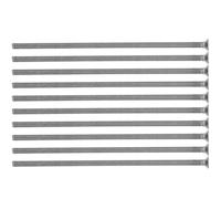 Alipis Lot de 10 Vis Plates en Acier Inoxydable M4X110 Longues Vis Autotaraudeuses pour Plaque Murale Luminaires et Couvercles de Prise Adaptées aux Réparations Électriques et Bricolage