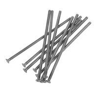 Alipis Lot de 10 Vis Plates Longues en Acier Inoxydable M4 X 110 MM Autotaraudeuses pour Plaque Murale et Couvercles de Prises Adaptées pour Bricolage et Réparation Électrique