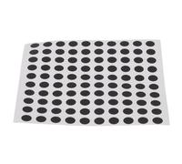 Alipis Lot de 100 Autocollants Occultants Pet 6mm Noirs Semi-occultants pour Lunettes Intelligentes, Anti-lumière LED, Feuilles à Atténuation de Lumière, Protection Écran pour Usage