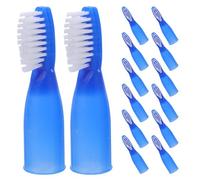Alipis Lot de 100 brosses à dents de sécurité jetables pour adultes - Poils souples et manche antidérapant - Format voyage - Idéales pour les prisons, les hôpitaux et les hôtels