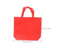 Alipis Lot de 12 Paquet Fourre-Tout Non Tissés Multicolores 26x33 10 Cm en Tissu Réutilisable pour Courses, Présents De Fête, Garçon Et Filles, avec Fond Plat, Usage Quotidien Et Artistique